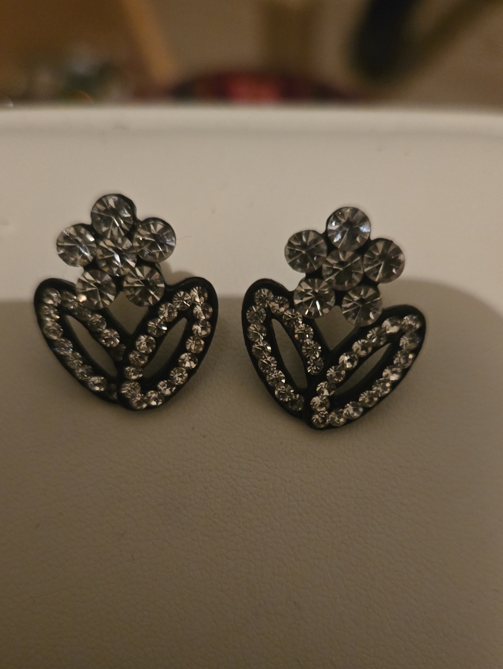 Flower Diamonds Sparkling Earrings